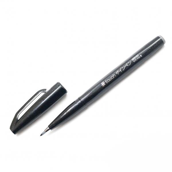 Pentel brush touch felt tip pen SES15C-6STA 6 color set A